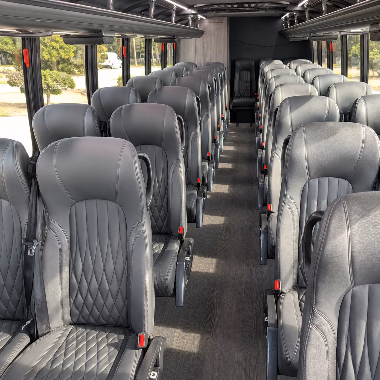 Newark Airport Shuttle & Transportation party bus exterior