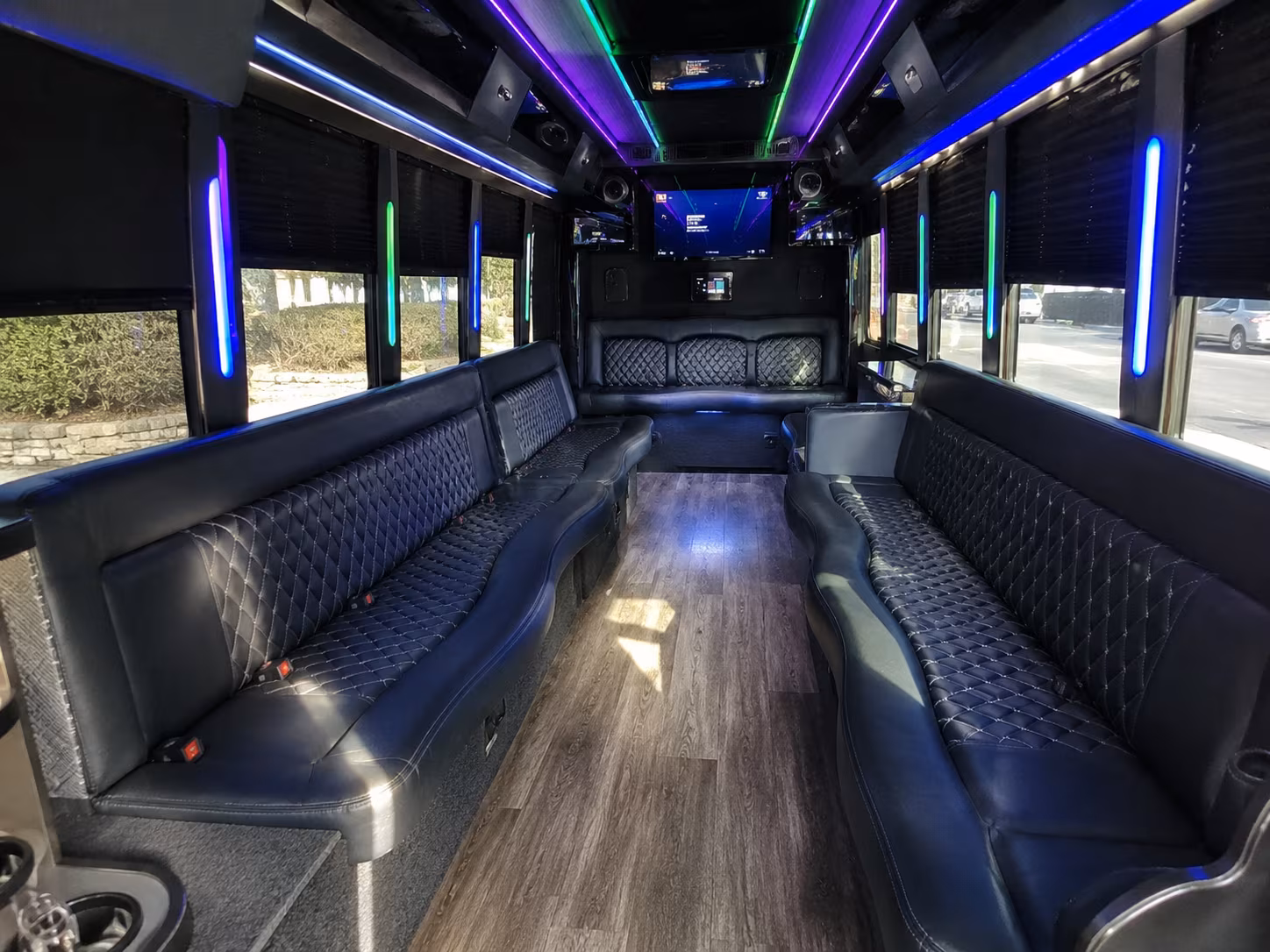 Newark Concert & Music Festival Transportation onboard seating