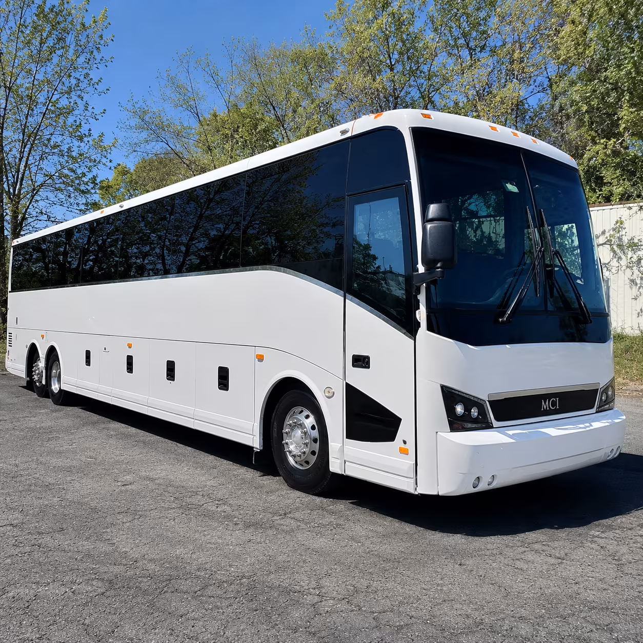 Newark Corporate Transportation party bus exterior