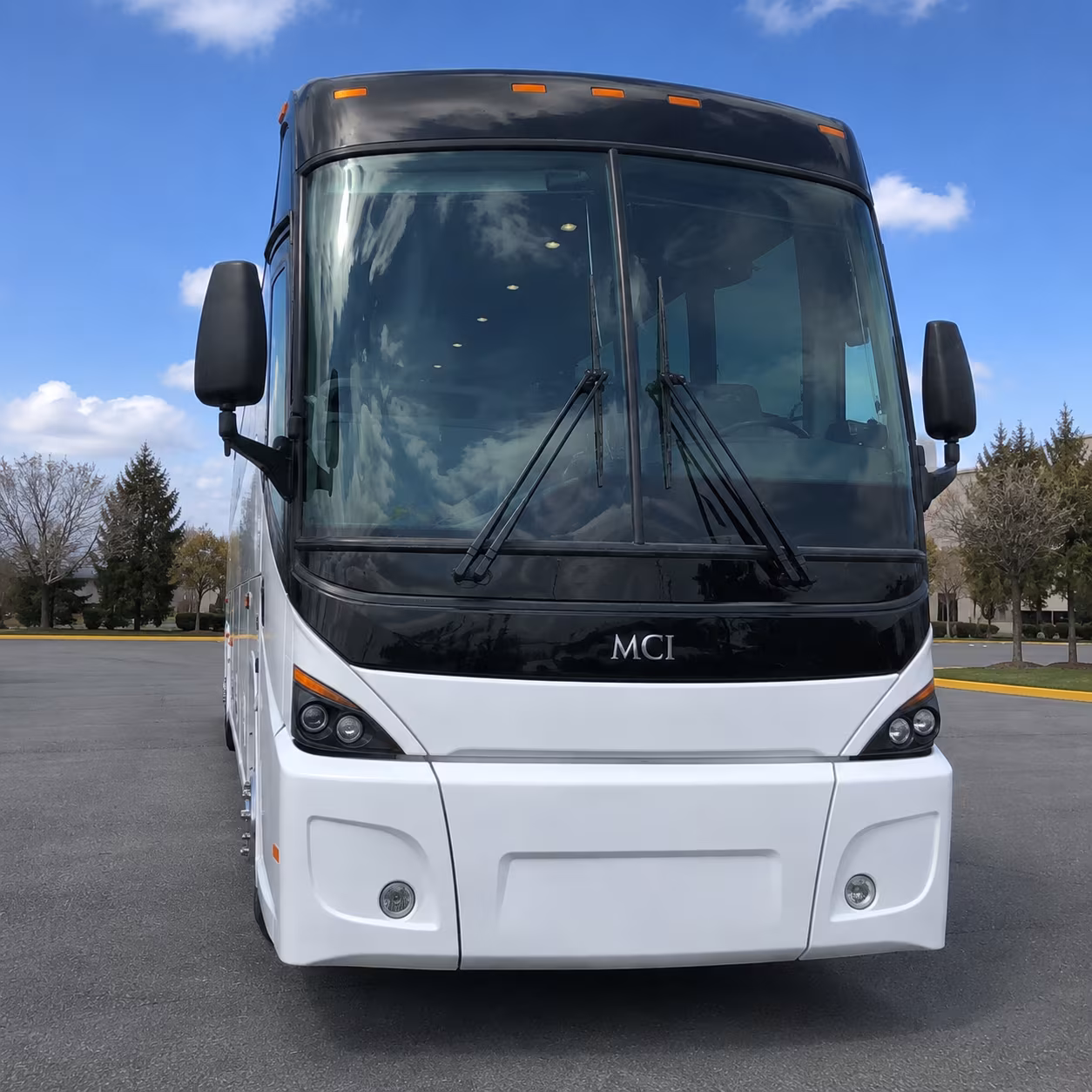 Newark Corporate Transportation party bus exterior