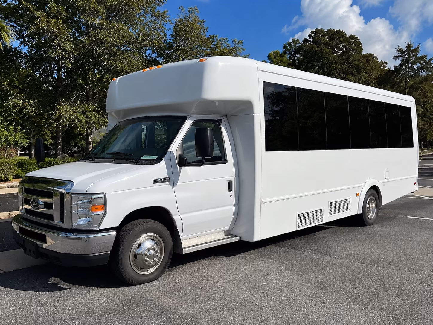 Newark Private Event Transportation party bus exterior
