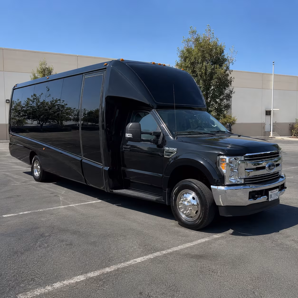 Newark Prom & Homecoming Transportation party bus exterior