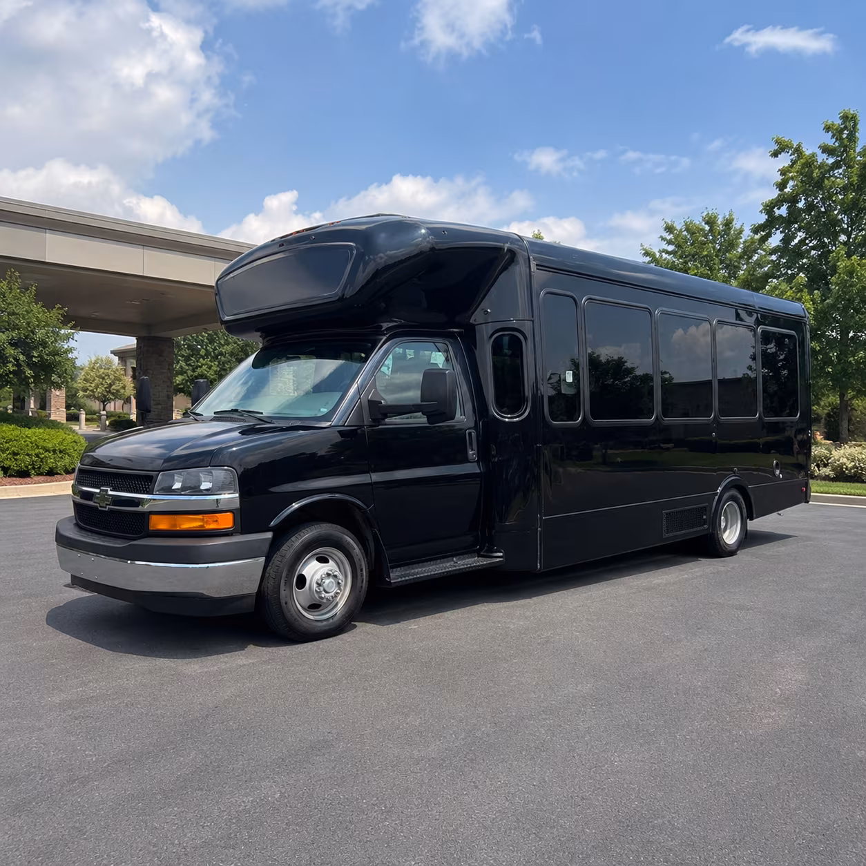 Newark Prom & Homecoming Transportation party bus exterior