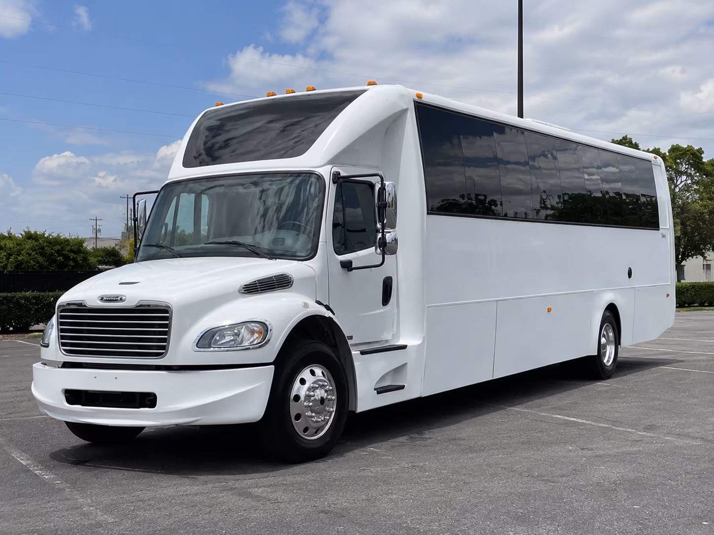 Newark Prom & Homecoming Transportation party bus exterior