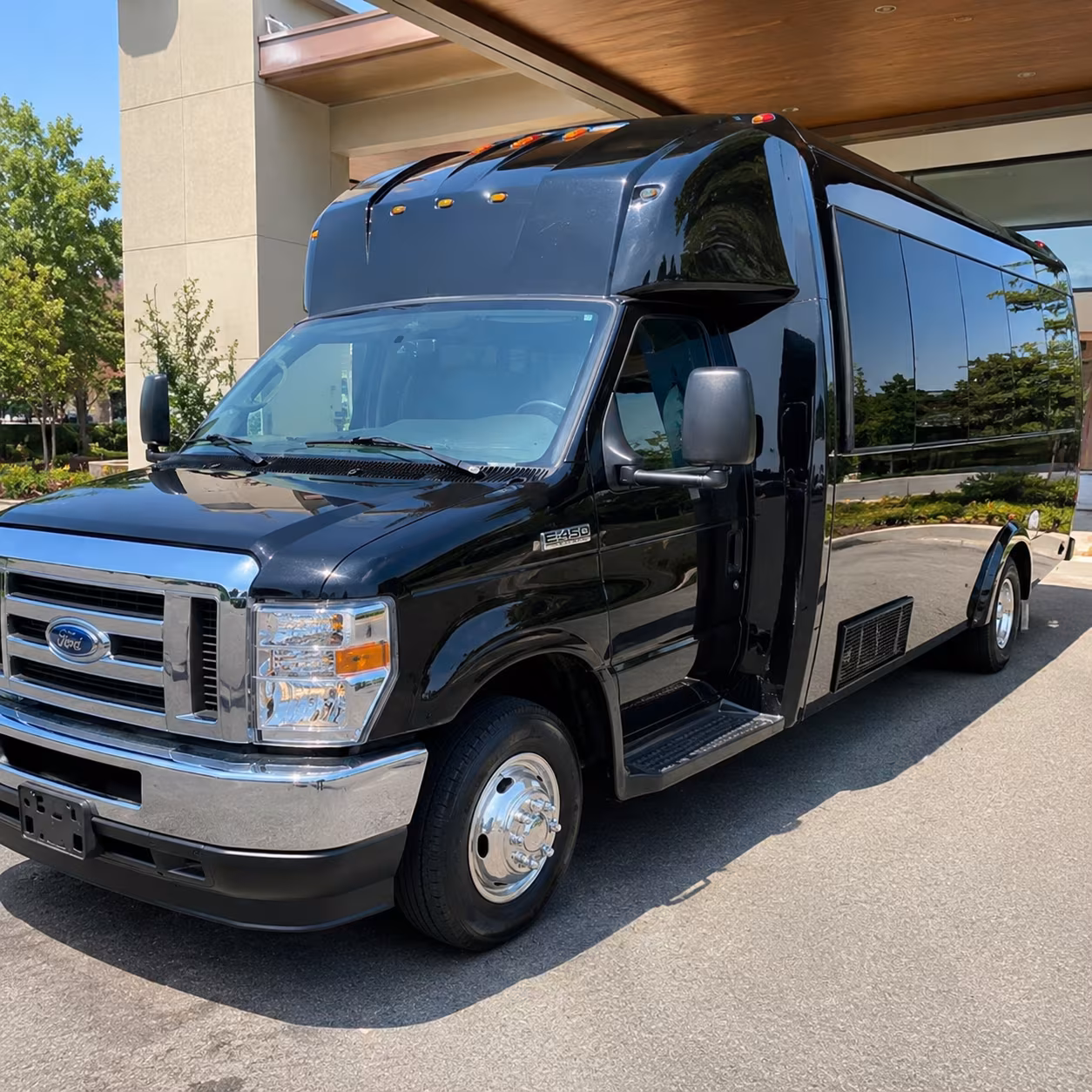 Newark Sporting Event Transportation party bus exterior